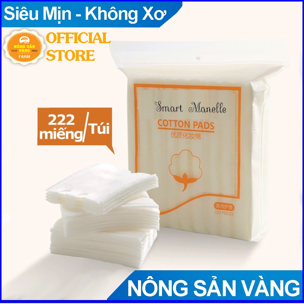 Bông Tẩy Trang Miniso Nhật Bản 180 Miếng