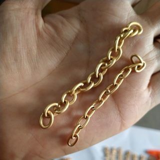 5 đoạn xích vàng dầy 6cm