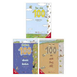 Sách - combo ehon nhật bản tòa nhà 100 tầng: dành cho trẻ từ 3 - 8 tuổi