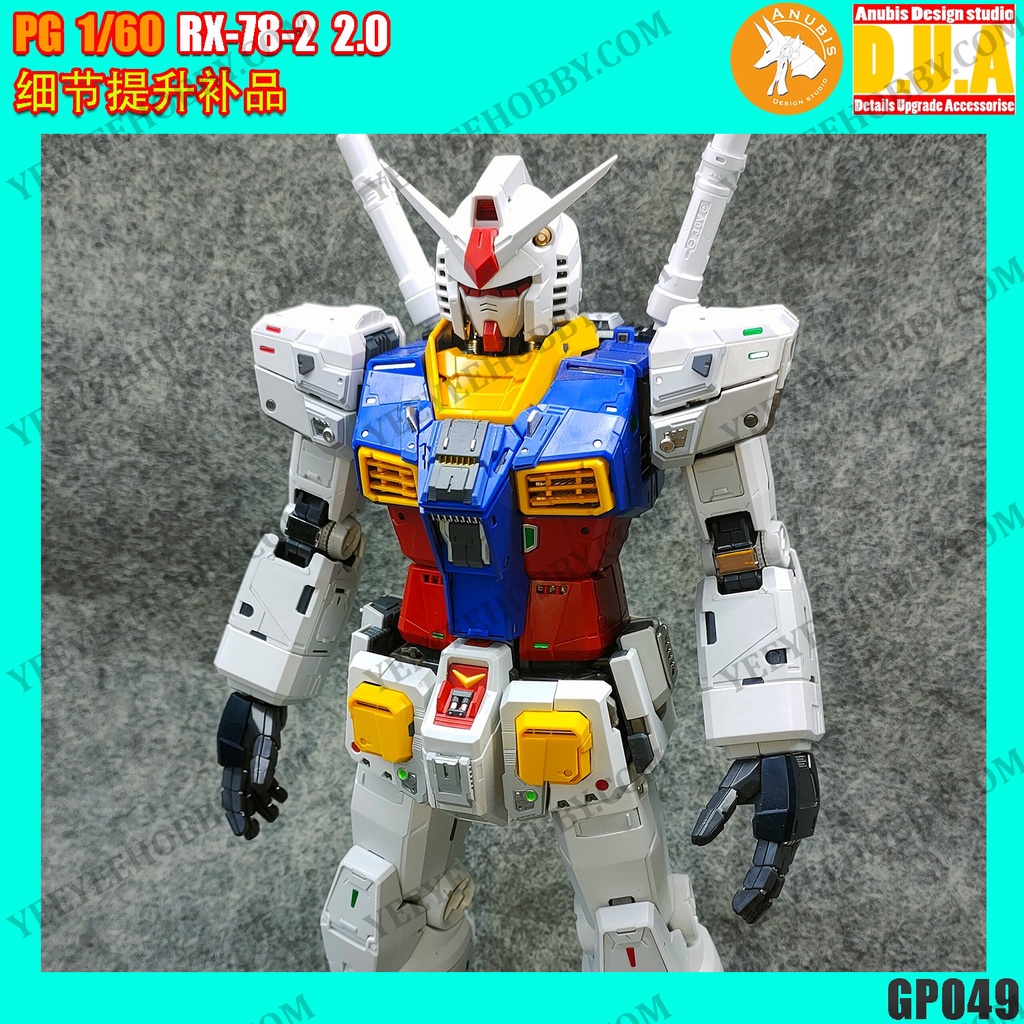 PHỤ KIỆN MOD ANUBIS - CHI TIẾT NHỰA MÔ HÌNH IN 3D CHO PG 1/60 RX-78-2 VER 2.0 GP049