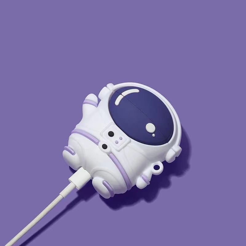 Suitable for Airpods 2 Wireless Bluetooth Earphone Cover Airpods Pro3 Cartoon Astronaut Protective Case
