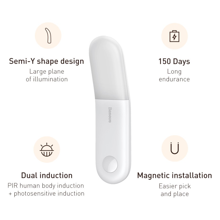 Đèn cảm ứng chuyển động thông minh Baseus Sunshine Series - AISLE Edition