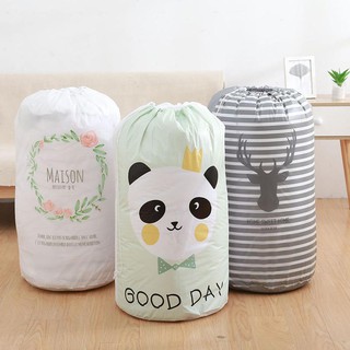 Túi đựng chăn màn, quần áo, có dây rút tiện lợi, phù hợp với mọi loại chăn, nhiều họa tiết bắt mắt