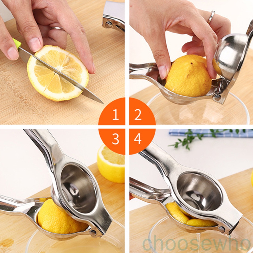 Dụng cụ vắt nước cam chanh bằng thép không gỉ tiện dụng