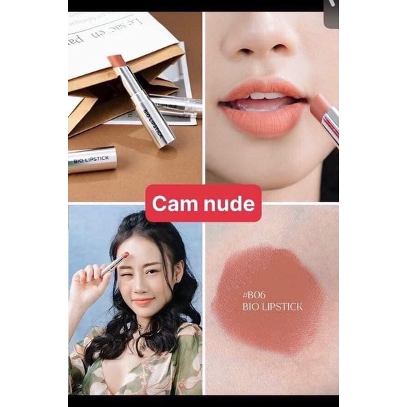 Son Lì Bio Lipstick 7 Màu Tươi Trẻ - Dưỡng Ẩm, Mềm Môi 3.5g