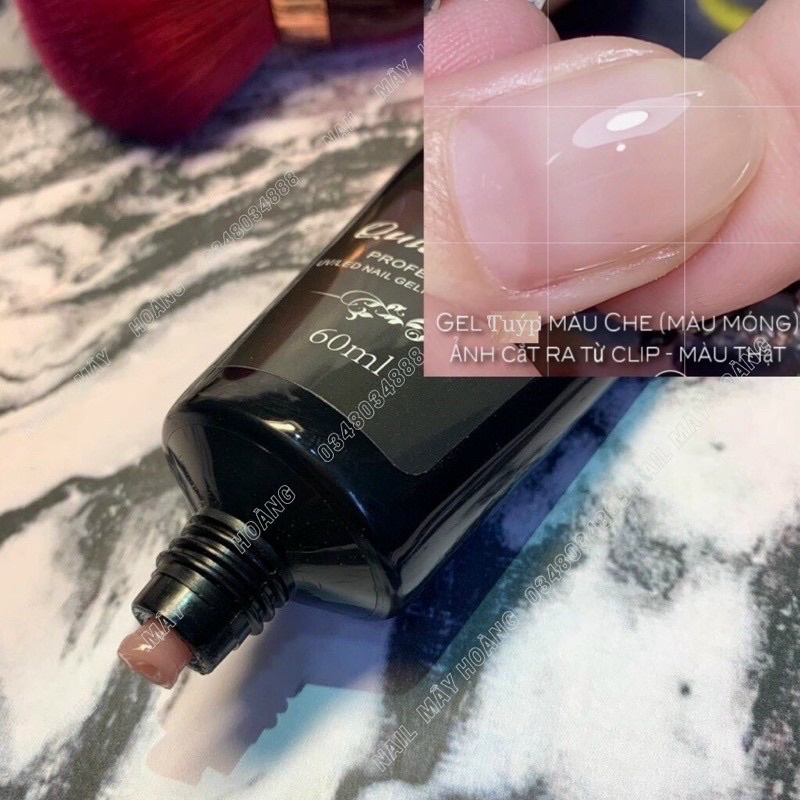 Gel tuýpđắp móng , vá móng 60ml hãng POLY chính hãng