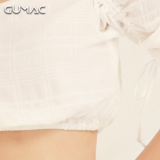 Áo croptop rút tay AA817 GUMAC