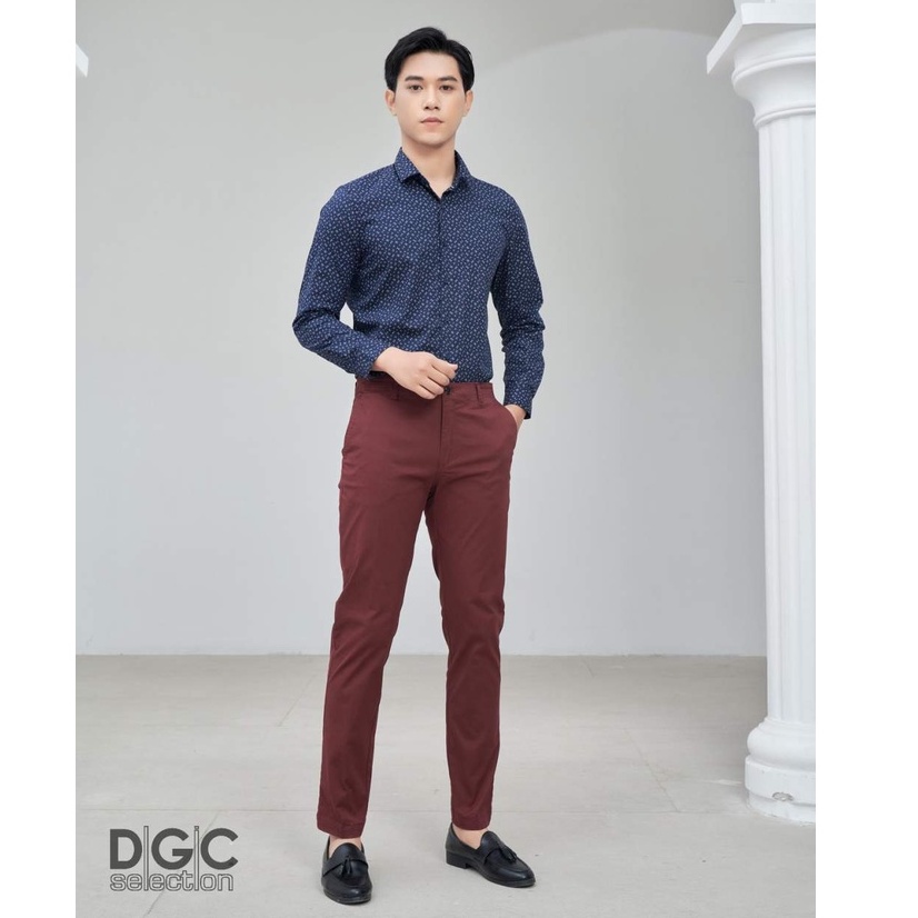 Áo sơ mi Nam dài tay DGCs kiểu dáng Regular Fit họa tiết nổi bật, chất vải cao cấp thấm hút mồ hôi SASDCB20M