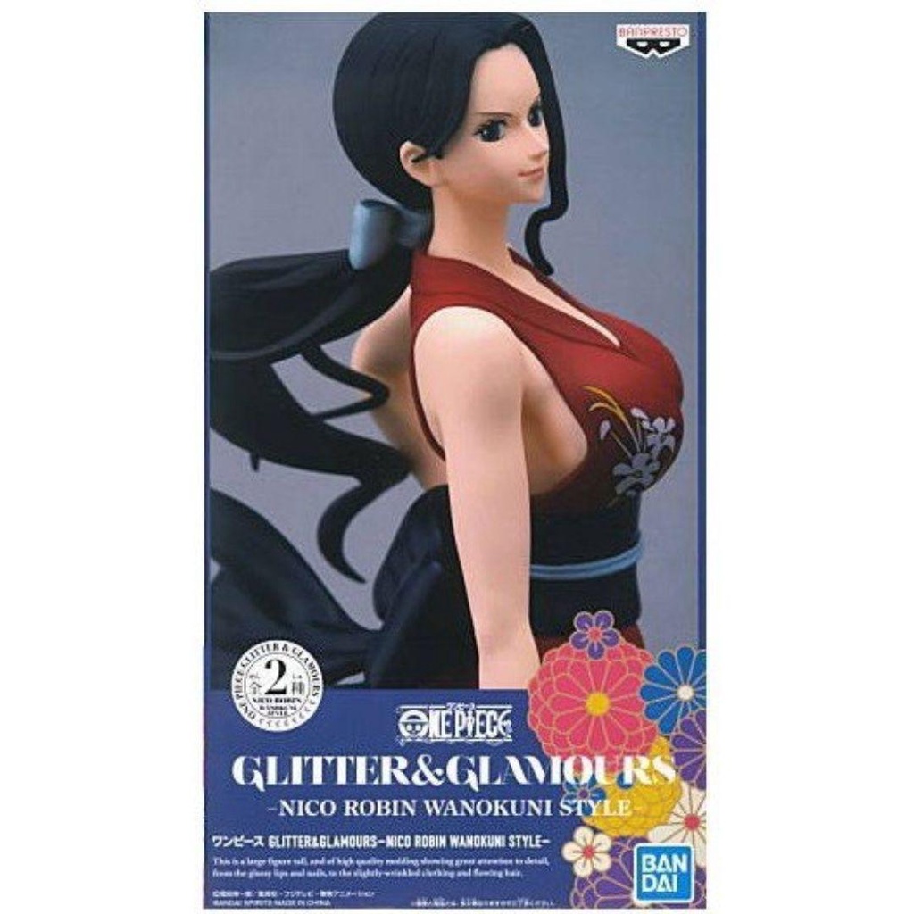 Mô hình One Piece Nico Robin 24cm Glitter and Glamours Wanokuni Style (Ver. A) BANPRESTO CHÍNH HÃNG NHẬT OPBP12