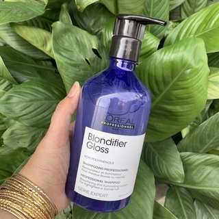 Dầu gội khử vàng L’Oréal Magnesium Silver 500ml cho tóc xám, bạc "