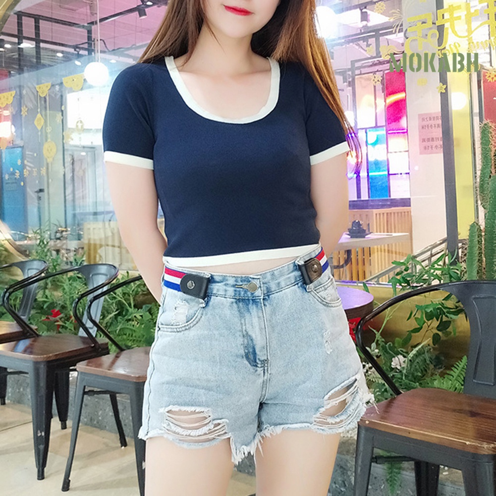 Thắt Lưng Co Giãn Không Khóa Dành Cho Nam Nữ