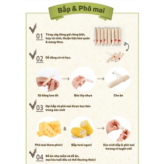 🌭COMBO 10 CÂY XÚC XÍCH ĂN LIỀN CHO CHÓ MÈO 🌭
