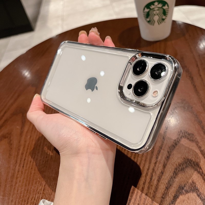 Ốp Điện Thoại Silicon Trong Suốt Chống Sốc Cho iPhone XR X XS 13 11 12 Pro Max SE 2022 7 8 Plus SE 2020