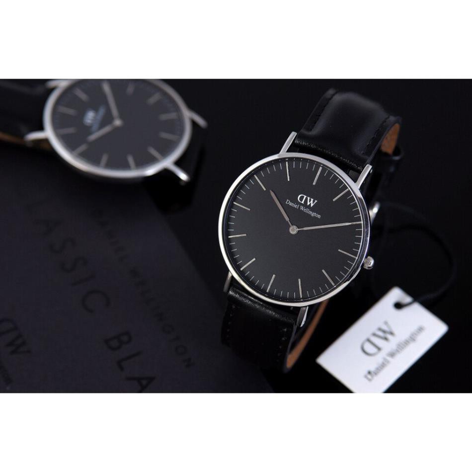 Đồng Hồ DW Nam Nữ Daniel Wellington Classic Black Sheffield 40mm - Silver