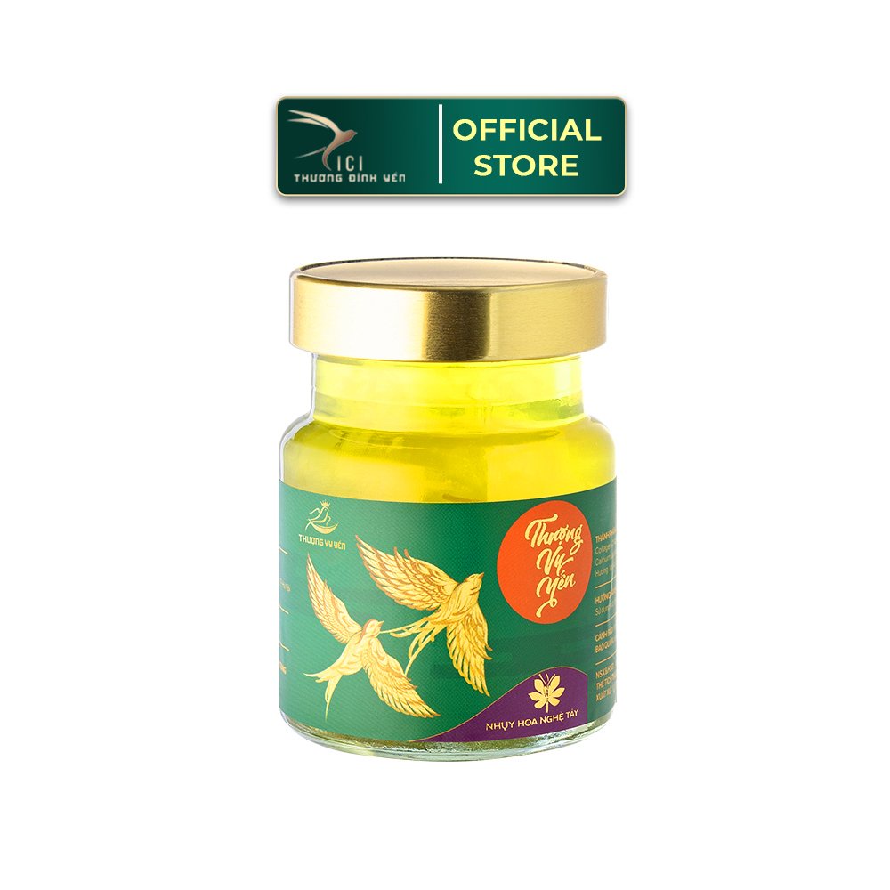 Tổ Yến Chưng Saffron - Nhuỵ Hoa Nghệ Tây CiCi Thượng Đỉnh Yến hũ 70ml 30% yến sào Khánh Hòa nguyên chất đẹp da, mờ nám