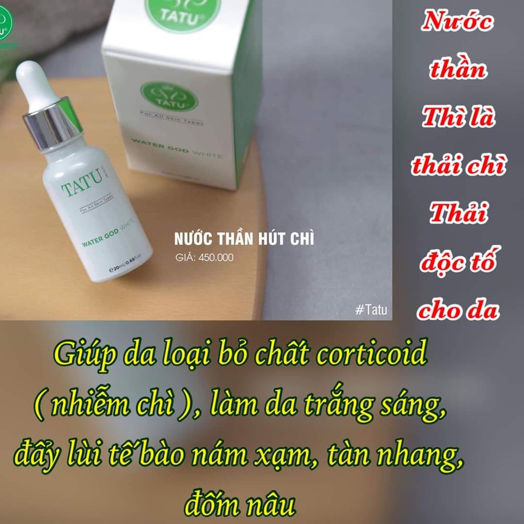 Serum thì là hút chị WATER COD WHITE kích trắng tái táo da, điều trỉnh độ ẩm và tiết nhờn, thải chì