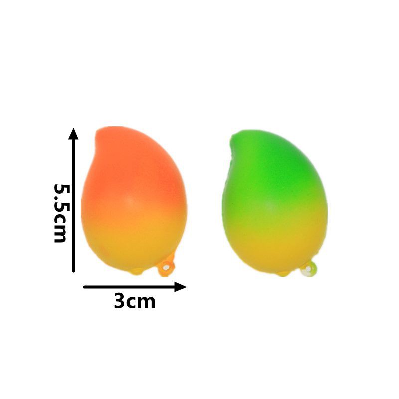 Đồ chơi co bóp giảm stress hình trái cây nhiều màu bắt mắt