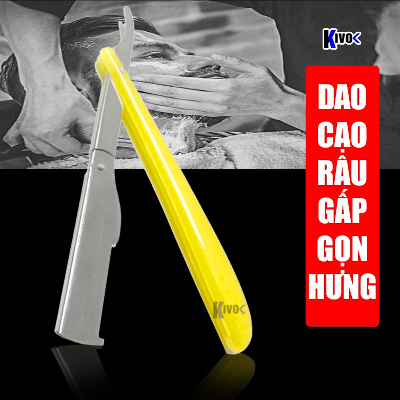 [HƯNG] Dao Cạo Râu Xếp Gọn Cổ Điển Loại Cao Cấp - Dao Cạo Lông Mày, Dao Cạo Lông Mặt Nam Nữ , Dao Cạo Tóc, Dao Cạo Đầu