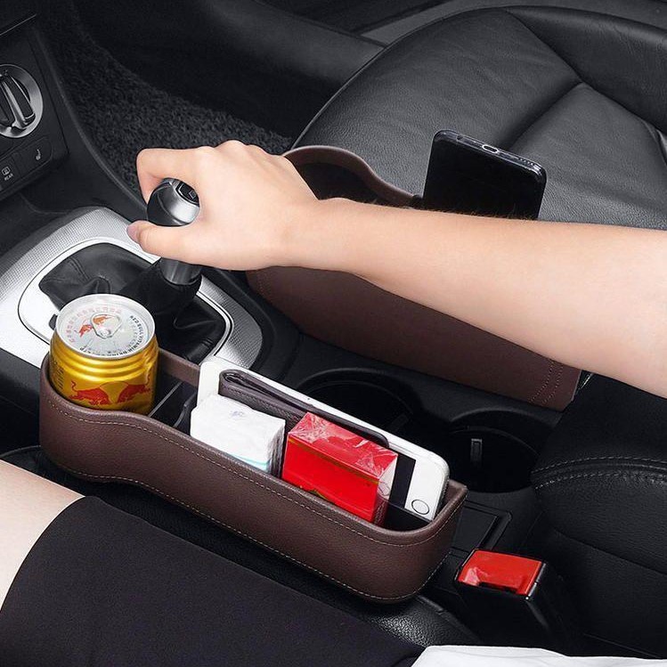 Bộ Khay Đựng Đồ Đa Năng K1, Hộc Để Đồ Khe Ghế Ô Tô Xe Hơi Cao Cấp, Phụ kiện ô tô