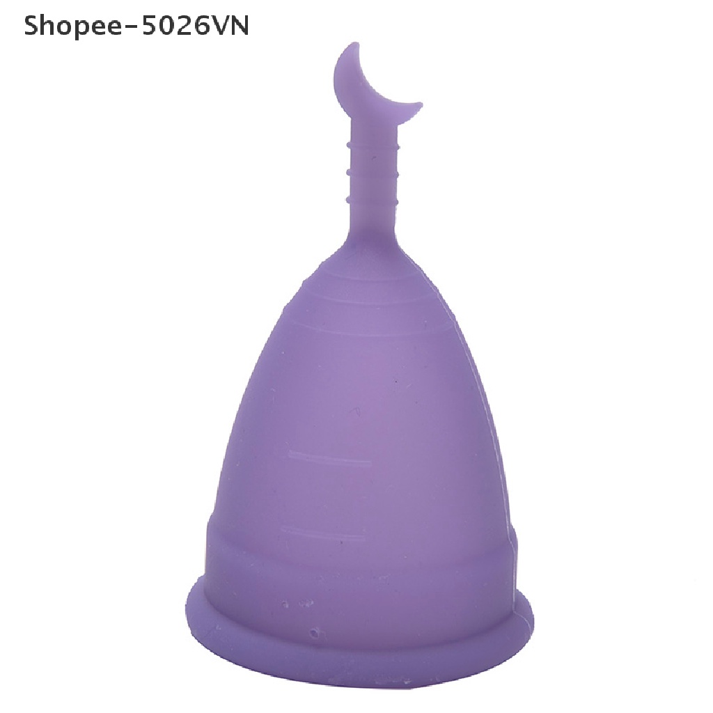 [flood] Cốc Nguyệt San Bằng Silicon Mềm Có Thể Tái Sử Dụng Kích Thước Nhỏ Hoặc Lớn (f)