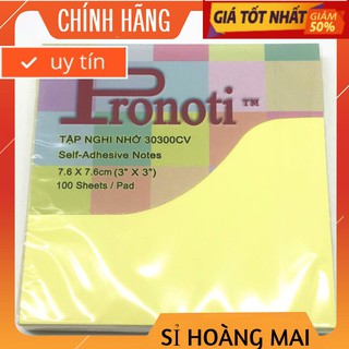 Note vàng 3”x3”, Note phân trang trinh ky