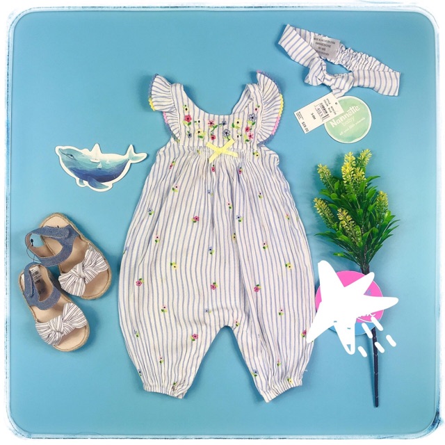 Jumsuit Bé gái kèm tuban Nanantte