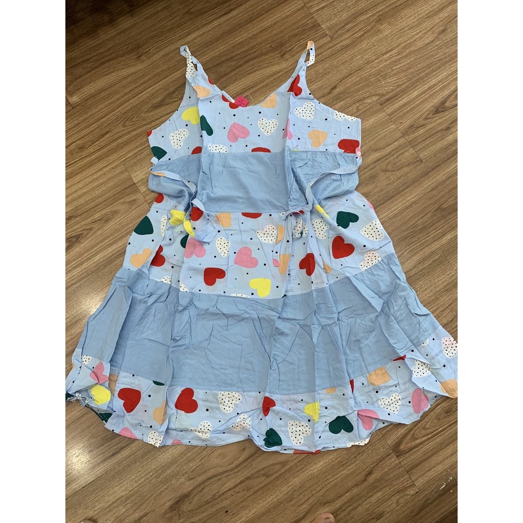 [SIZE 40-100KG] ĐẦM BẦU VÁY BẦU TÔN 2 DÂY HANNA, MẶC Ở NHÀ, MẶC NGỦ, DÀY VỪA PHẢI , CÓ SIZE CHO BẦU BỰ 100KG, NHẸ MÁT TH