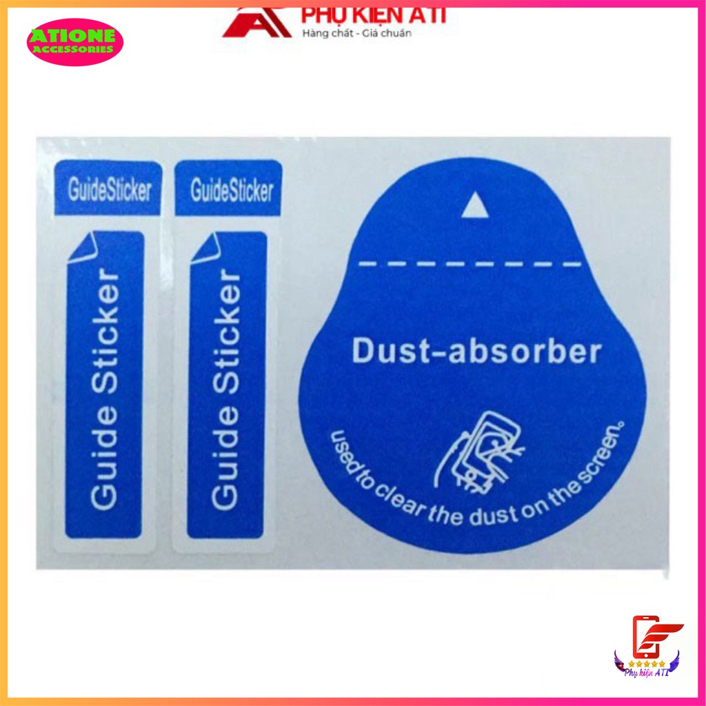 Miếng dính bụi màn hình điện thoại- Dùng khi dán kính cường lực màn hình điện thoại