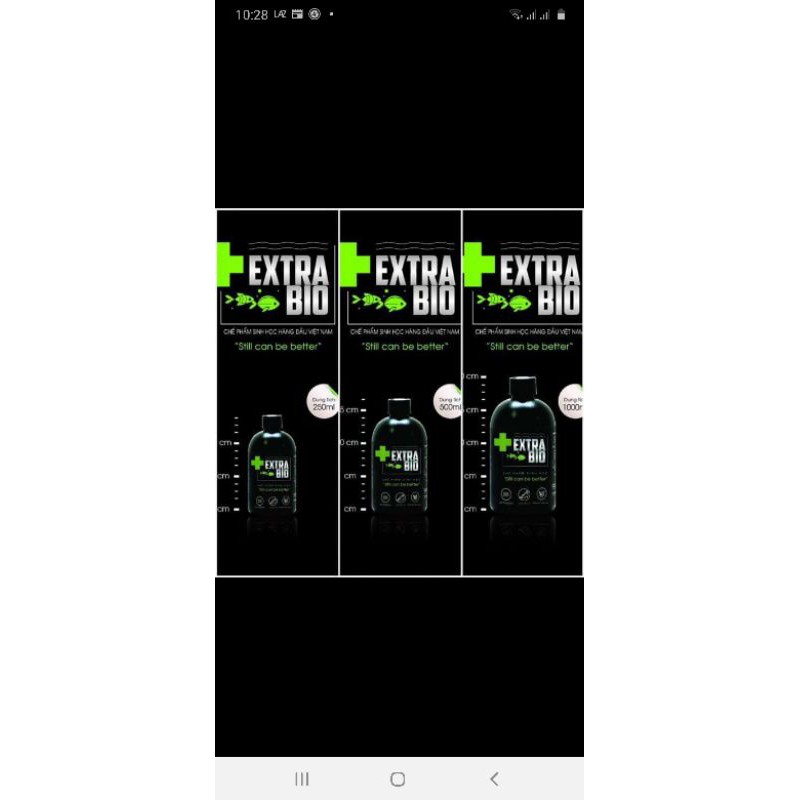 Men vi sinh EXTRA - BIO cao cấp 250ml