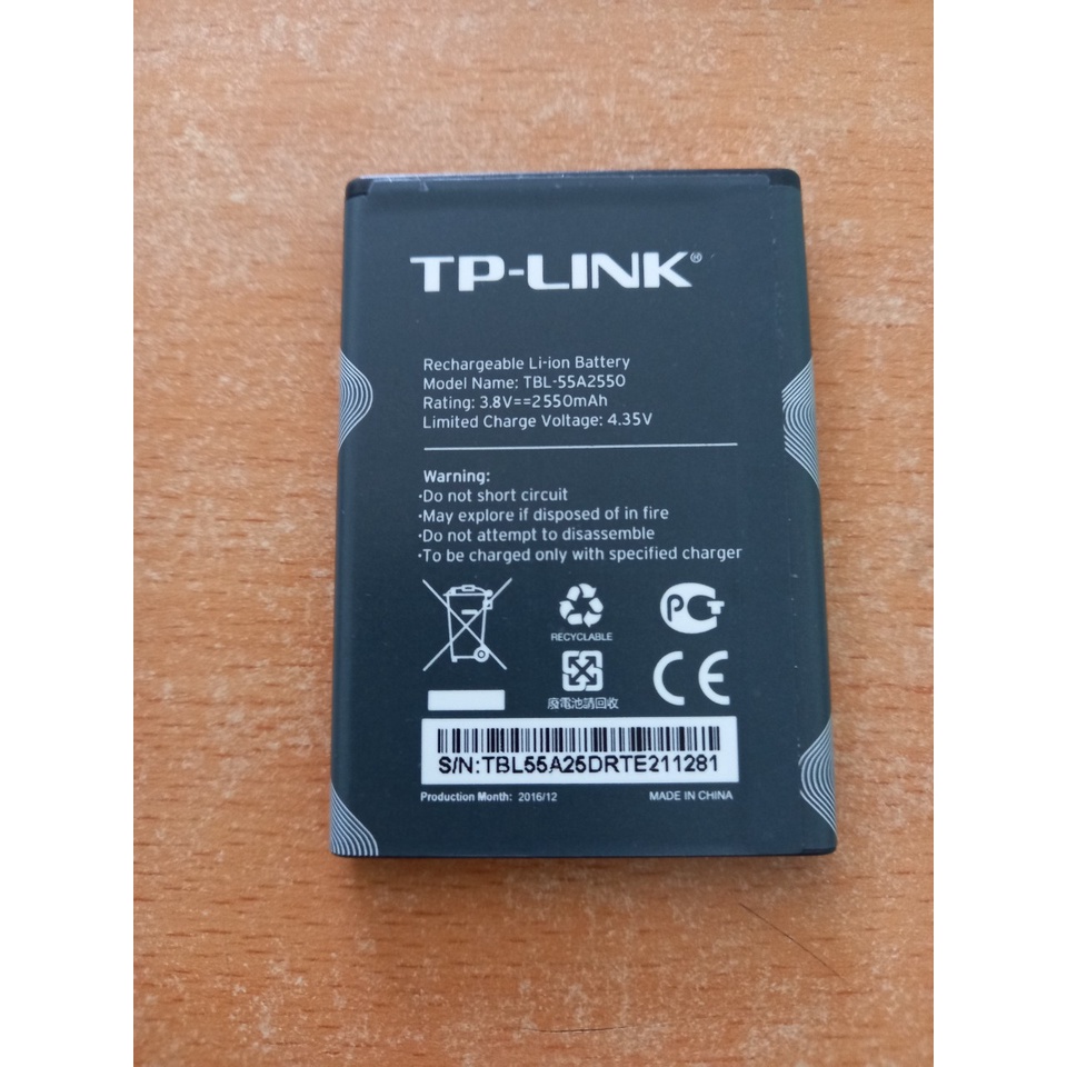Pin Tp-link M7350 TBL-55A2550 dung lượng 2550mAh cho Tp-link M7350 Ver 4.0, 4.1, 4.2, 4...