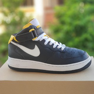 Giày thể thao Nike AF1 mid đen real 2hand, size 38