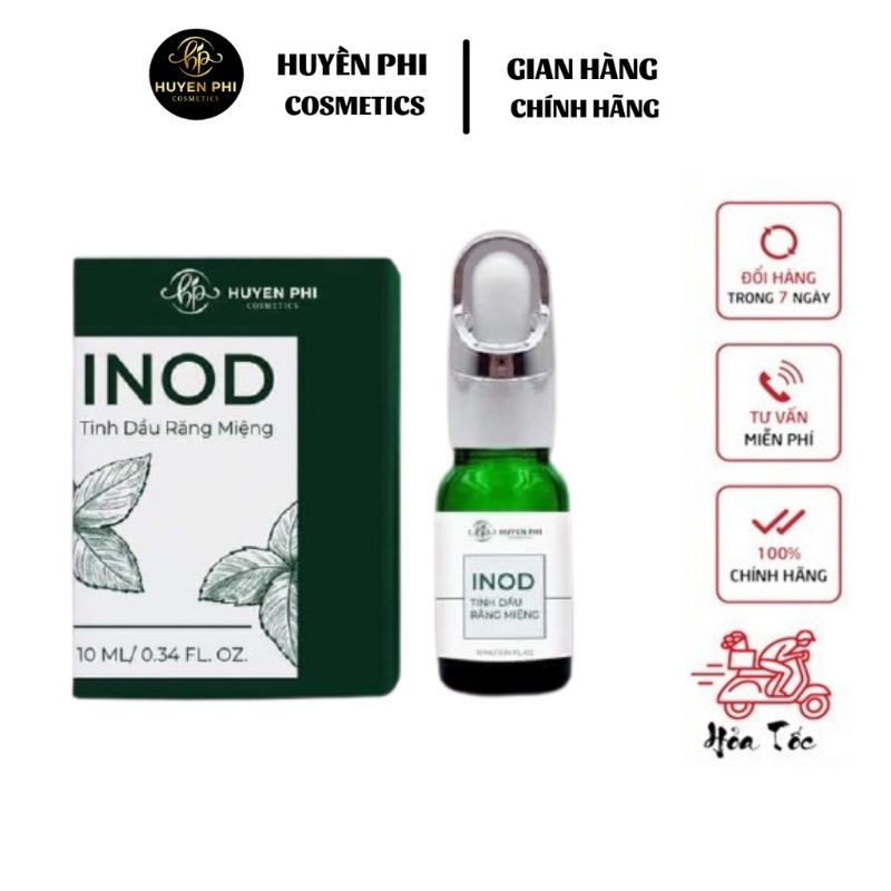 (CHÍNH HÃNG-DATE 2024) TINH DẦU HÔI MIỆNG INOD Huyền Phi, chữa nhiệt miệng , viêm lợi, sâu răng sau 1 liệu trình sử dụng