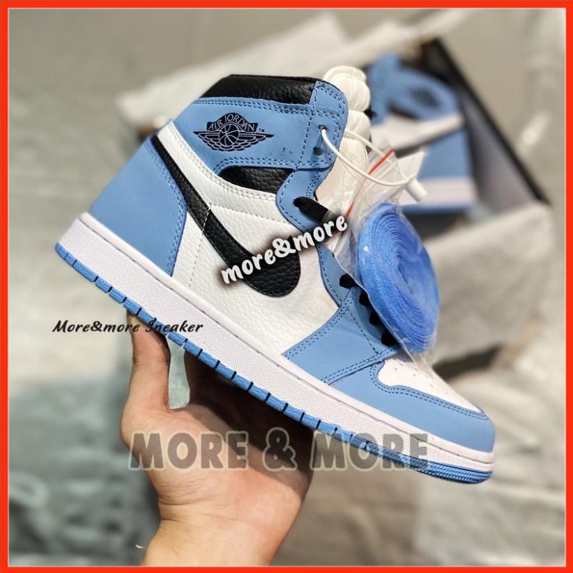 🐉🐉🐉FREE SHIP🐉🐉🐉 [More&More] Giày JD 1 High "University Blue" jordan cổ cao chất lượng nguyên bản
