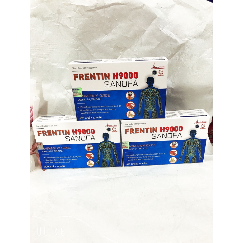 Viên uống bổ thần kinh FRENTIN H9000 SANOFA, giúp bổ sung Vitamin nhóm B, giảm triệu chứng đau dây thần kinh ngoại biên