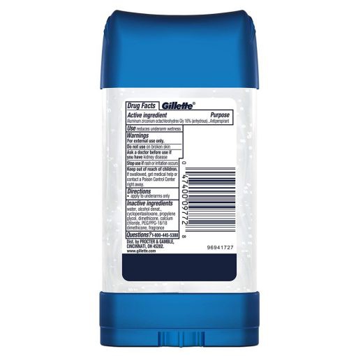 Lăn khử mùi cho nam Gillette Clear Gel Cool Wave 107g | BigBuy360 - bigbuy360.vn