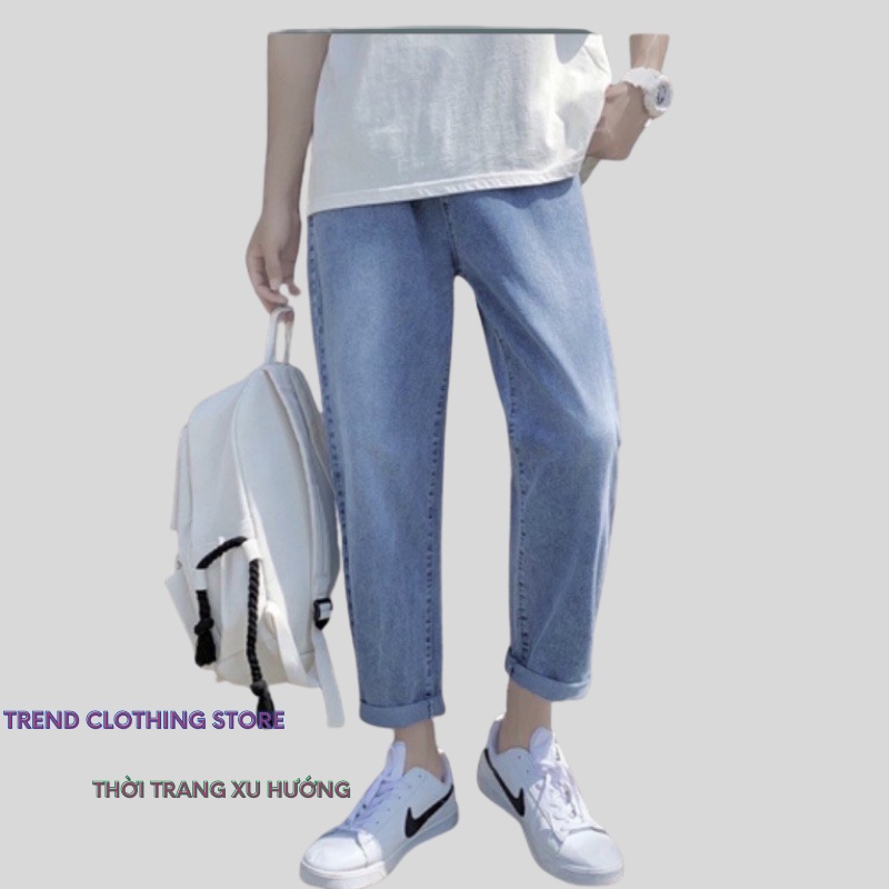 Quần Jean Nam, Quần Baggy  ống rộng, ống suông TR02, mẫu mới 2021-Trend Clothing!