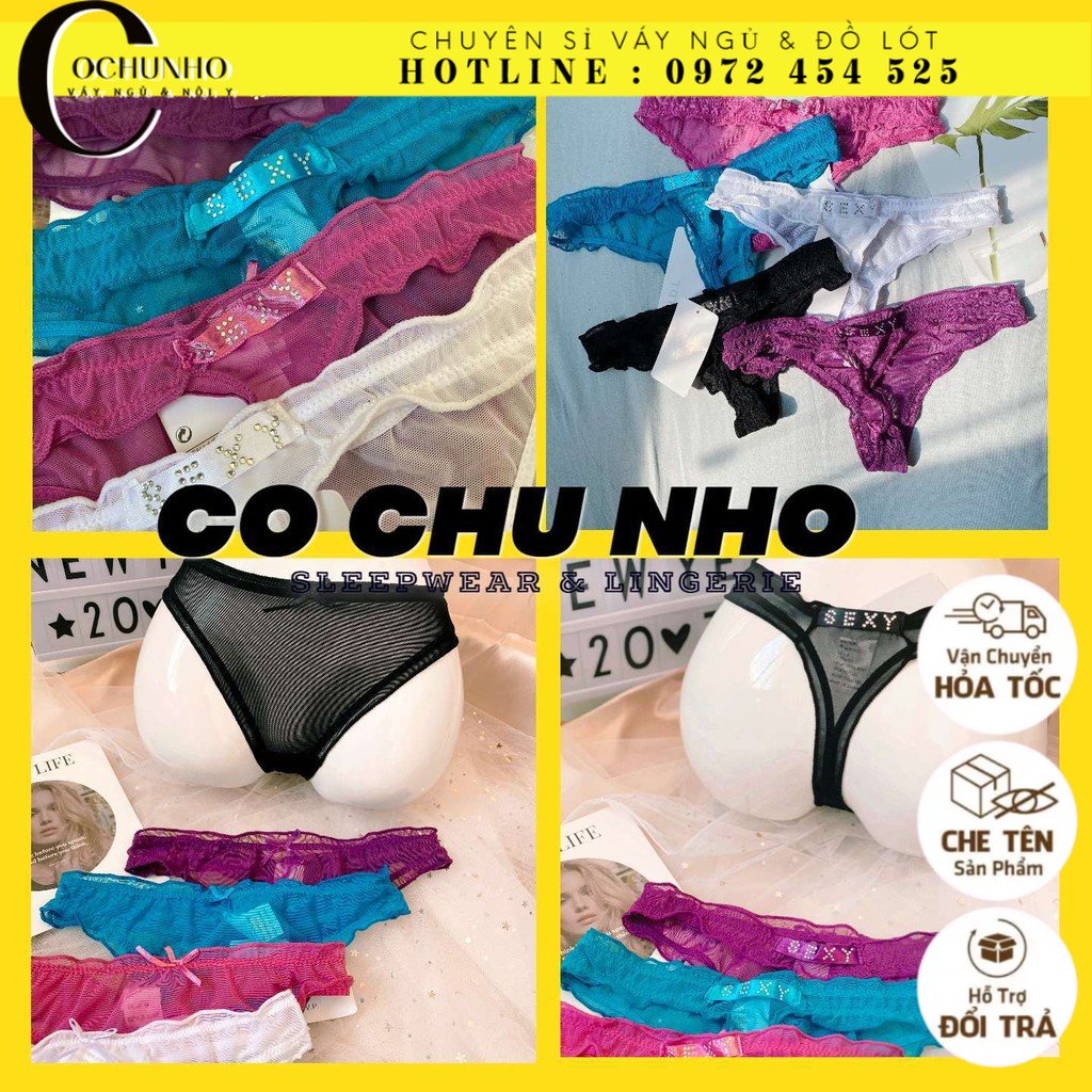 [QL025] Quần lót nữ lọt khe lưới xuyên thấu - Chíp nữ sexy - cochunhoquan11