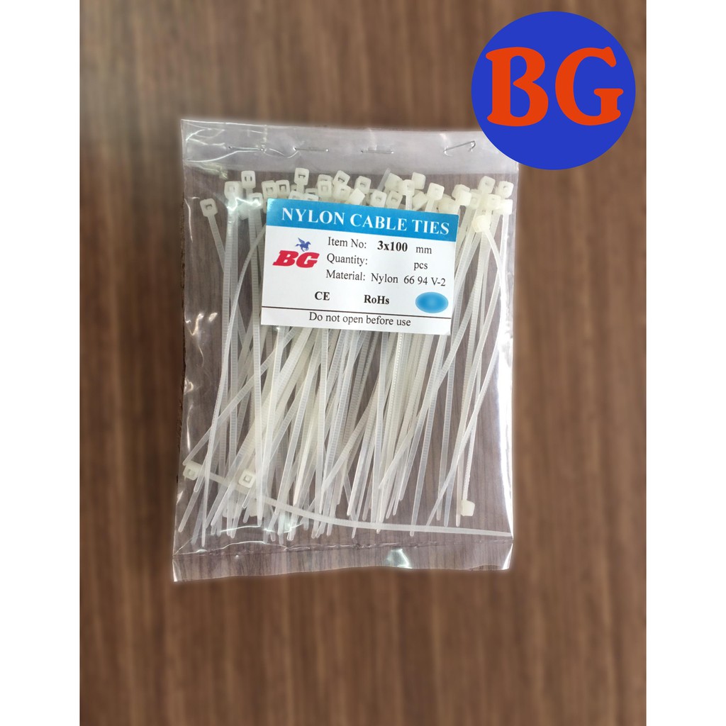 Dây rút nhựa PA66 (3X100mm)