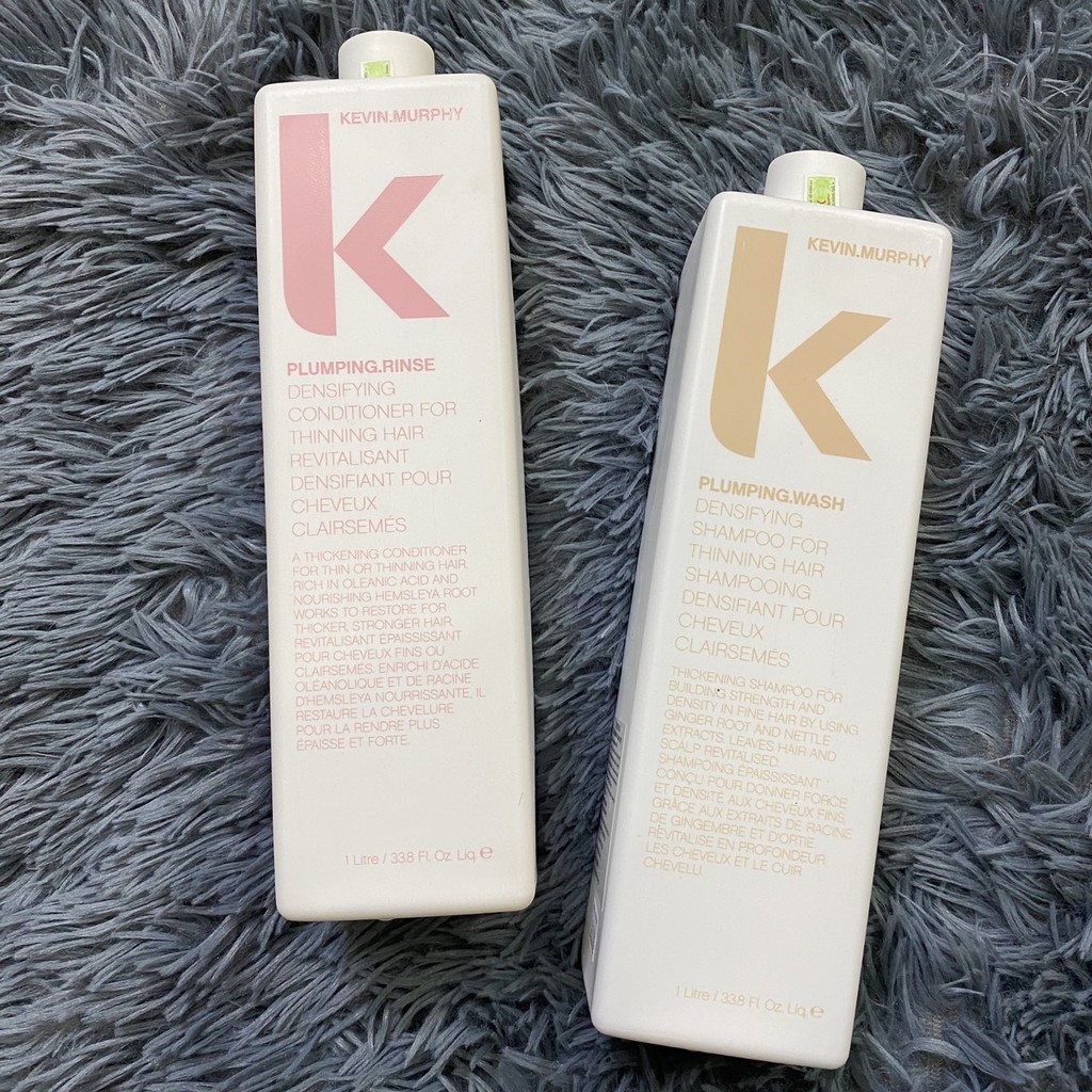 Dầu xả PLUMPING.RINSE cho tóc dầu, ít, mỏng rụng và kích thích mọc tóc Kevin.MURPHY 1000ML