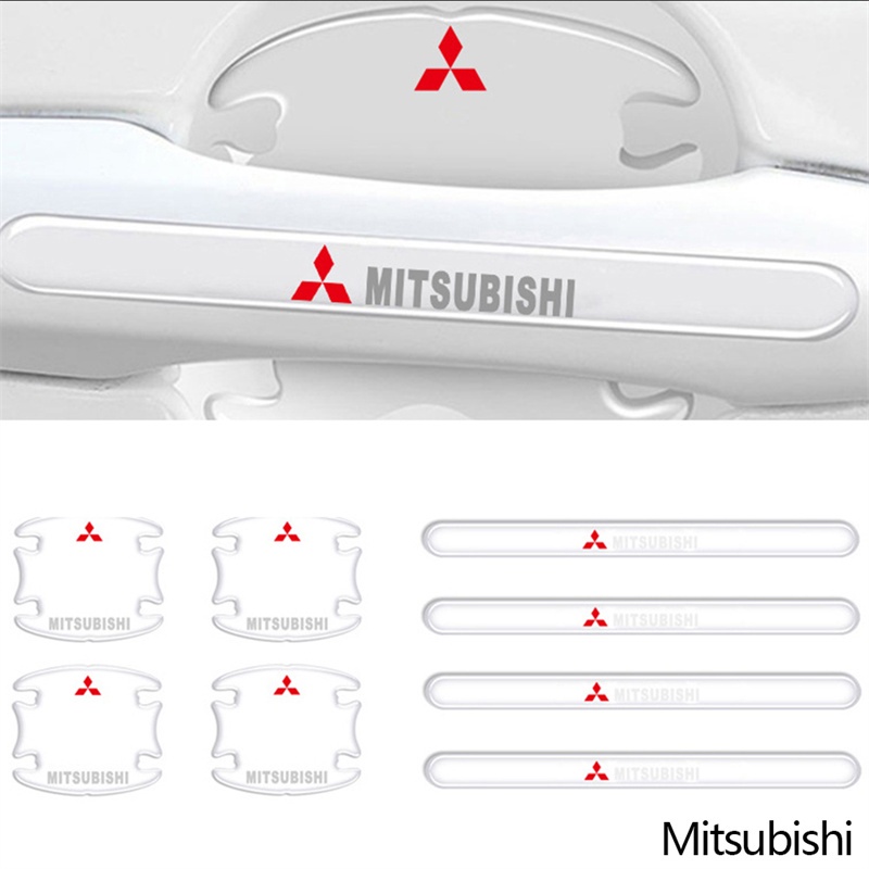 Bộ 8 miếng dán bảo vệ chống trầy xước dành cho tay nắm cửa ô tô