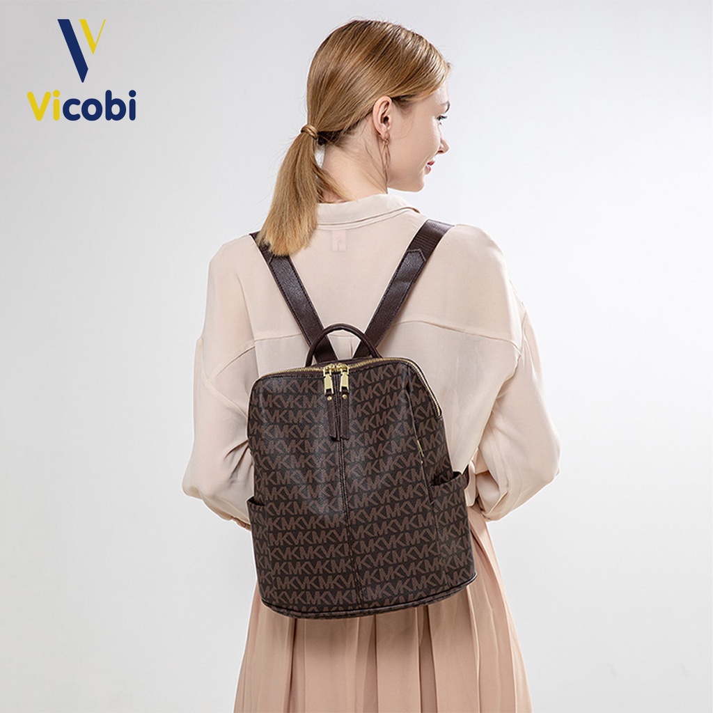Balo công sở da Pu cao cấp Vicobi B1 Eilish, rất phù hợp cho bạn văn phòng, học sinh, sinh viên hay đi du lịch