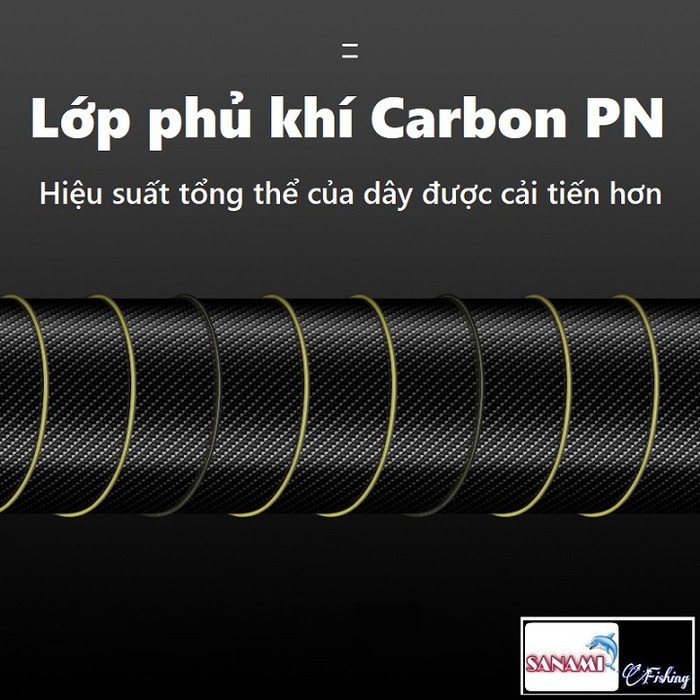 [Tặng 1 hạt chụp mà ní cao cấp]Cước Câu Cá Cao Cấp Pinsen 60M DCC02 Chuyên Làm Trục Thẻo Câu Đài - Sanami Fishing