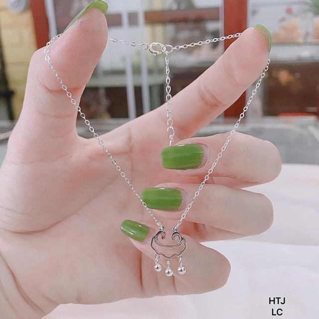 LẮC CHÂN ĐÁM MÂY GẮN BI SIÊU XINH - TRANG SỨC BẠC Ý S925