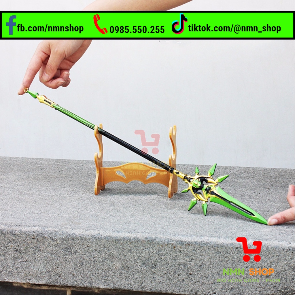 Mô hình game Genshin Impact - Primordial Jade-Winged Spear  50cm