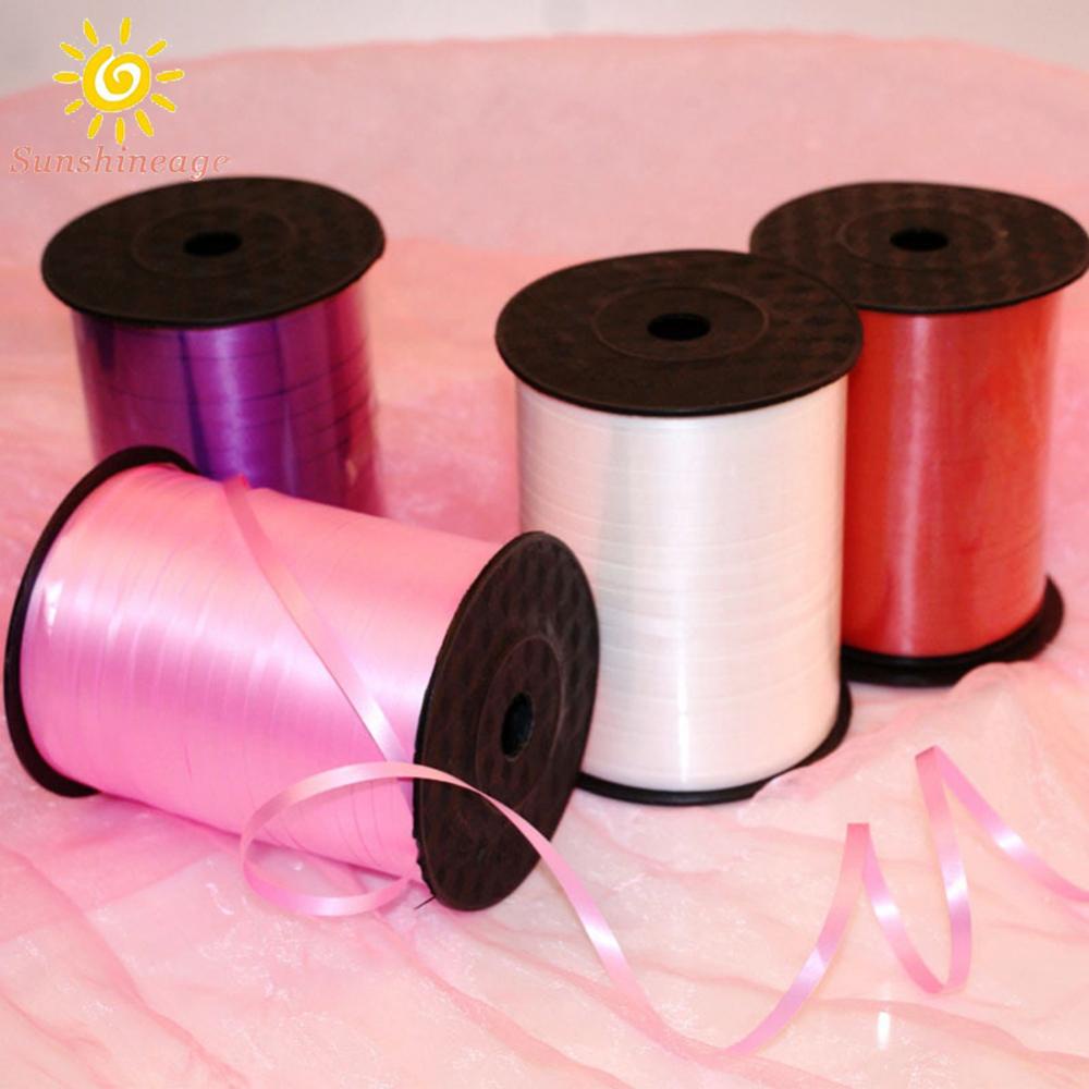 Cuộn Dây Ruy Băng Bản Rộng 5mm Dài 250 Yard Nhiều Màu Sắc Dùng Gói Quà Sinh Nhật / Đám Cướ