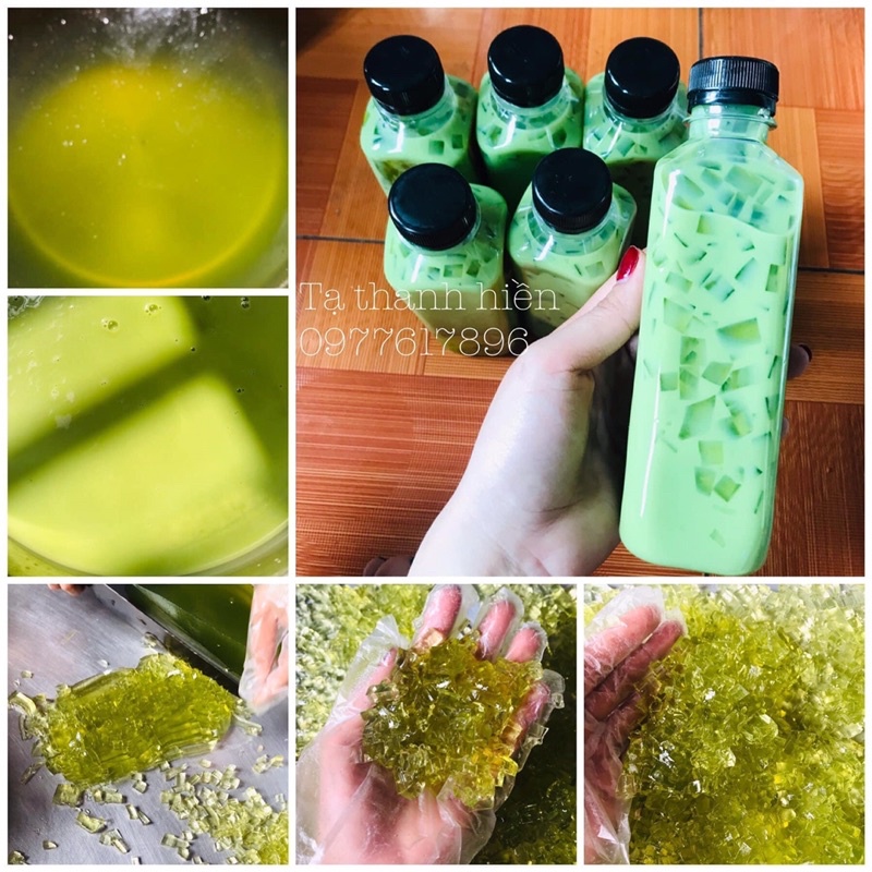 Sét trà thái xanh 4 món