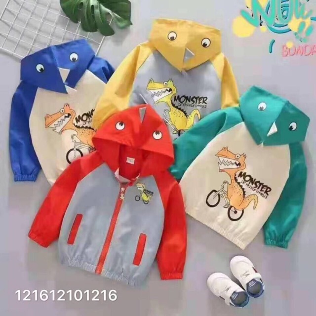 Áo gió dù 2lớp cho bé