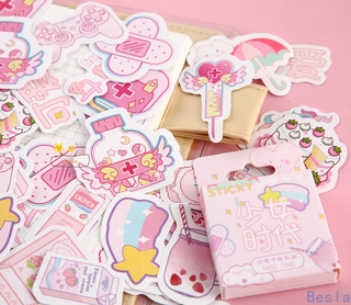 Dễ Thương Hộp Sticker Dán Trang Trí Sổ Tay Xinh Xắn Đáng Yêu