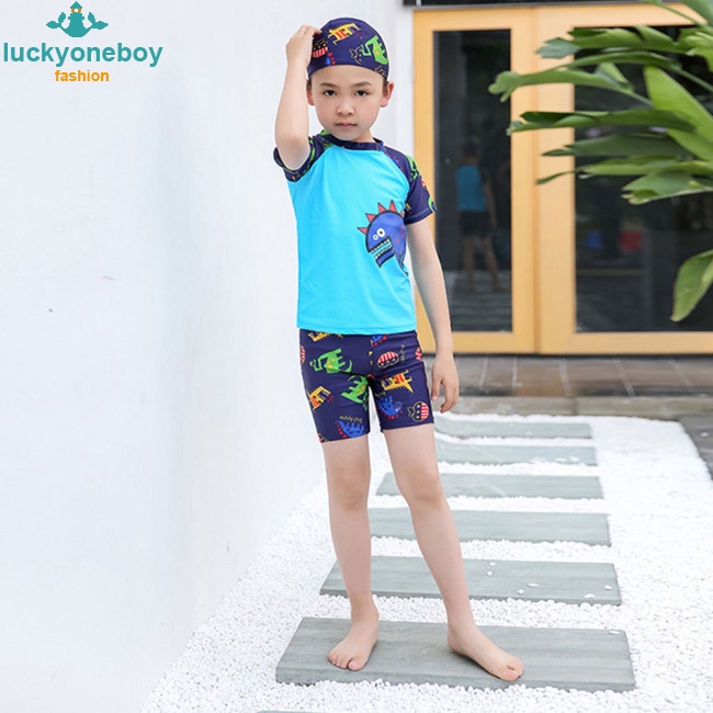 Bộ đồ bơi áo liền quần hình khủng long cho bé trai | BigBuy360 - bigbuy360.vn