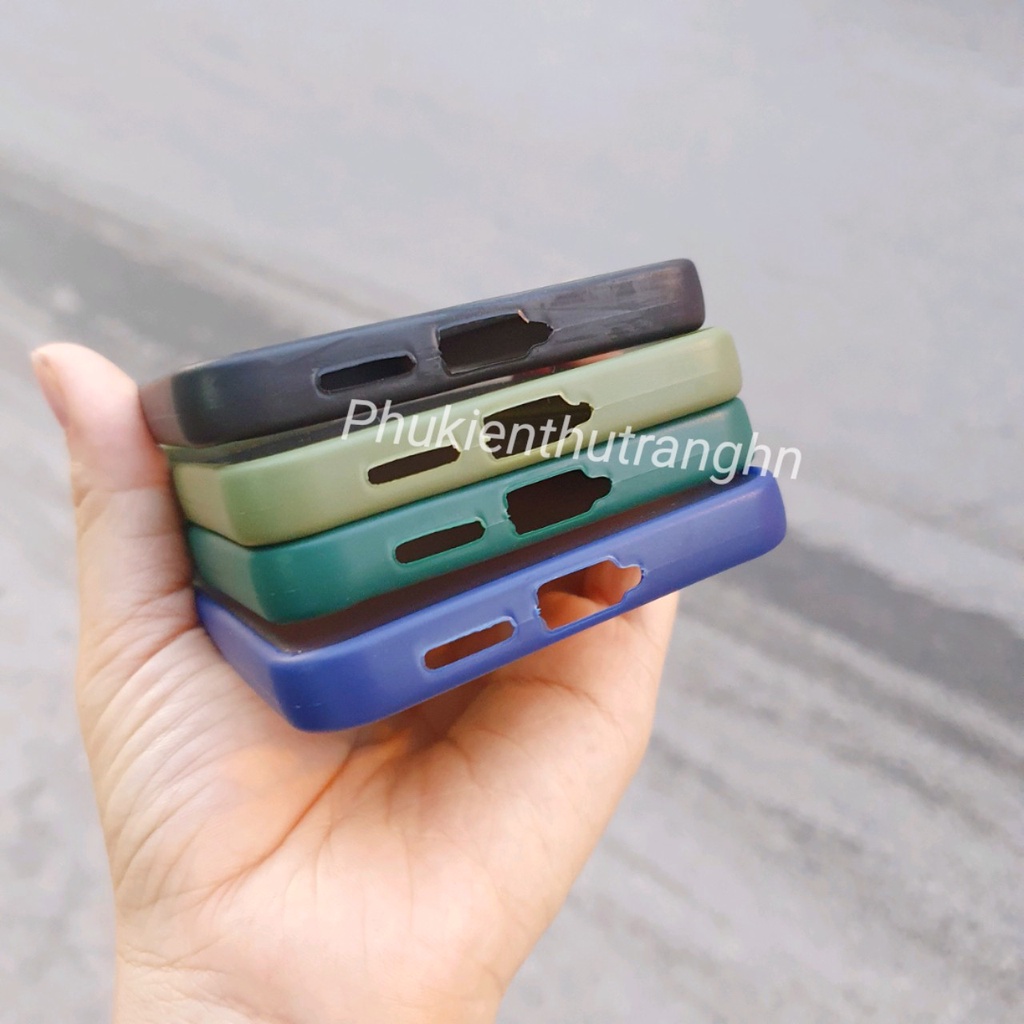 Ốp lưng Vivo V23 5G chất liệu nhám chống bám bẩn, chống mồ hôi tay có gờ bảo vệ camera